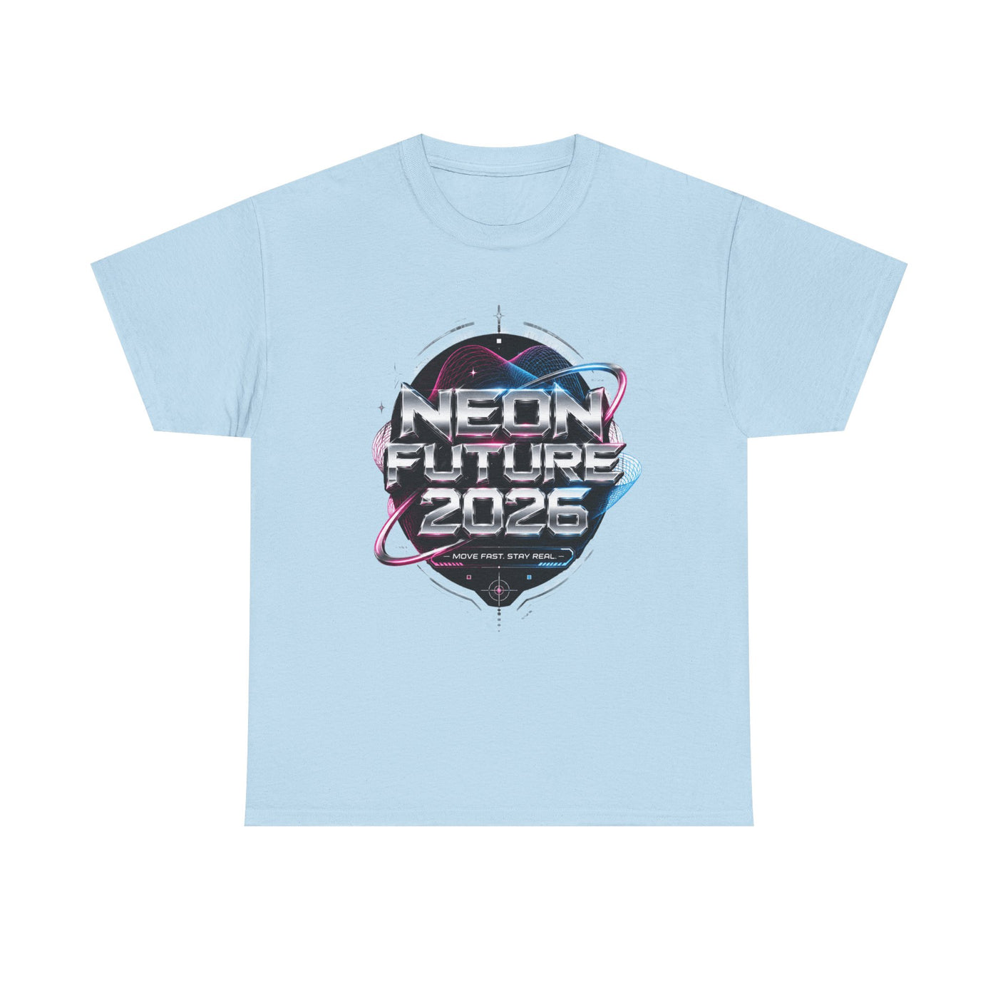 Neon Future 2026 Tee - Synthwave Summer Graphic