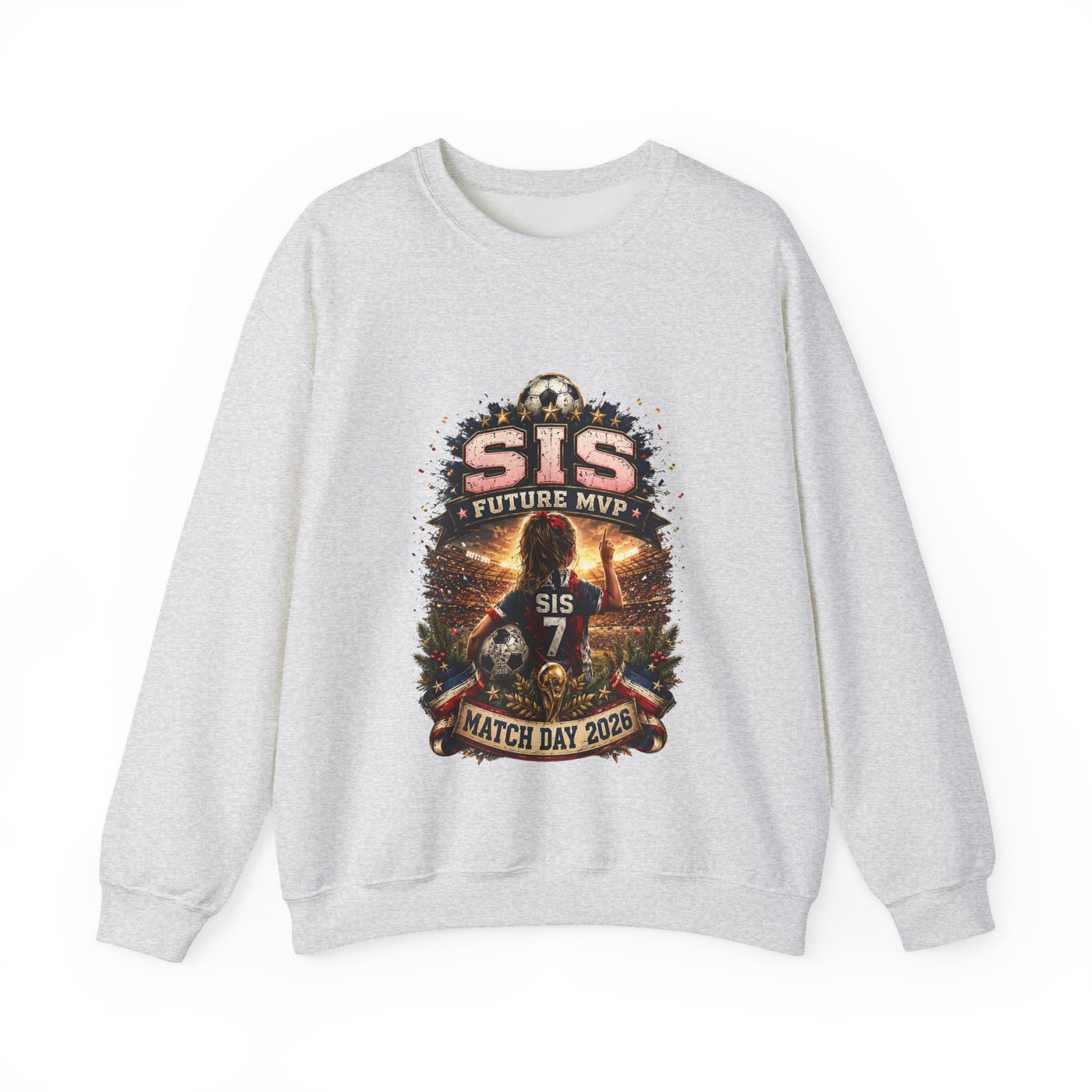 SIS Future MVP Sweatshirt - Vintage Soccer Match Day Graphic