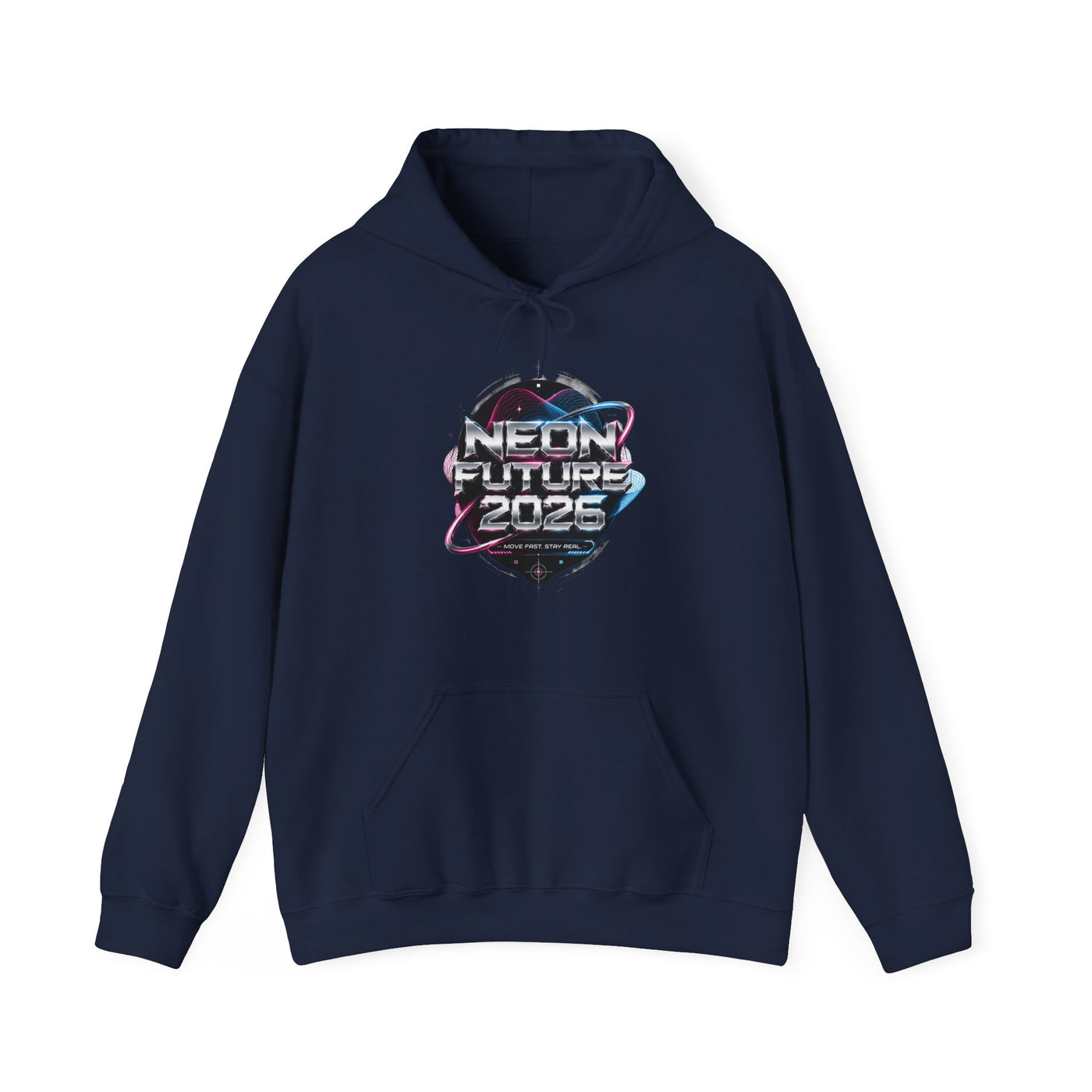 Neon Future 2026 Hoodie - Synthwave Summer Graphic