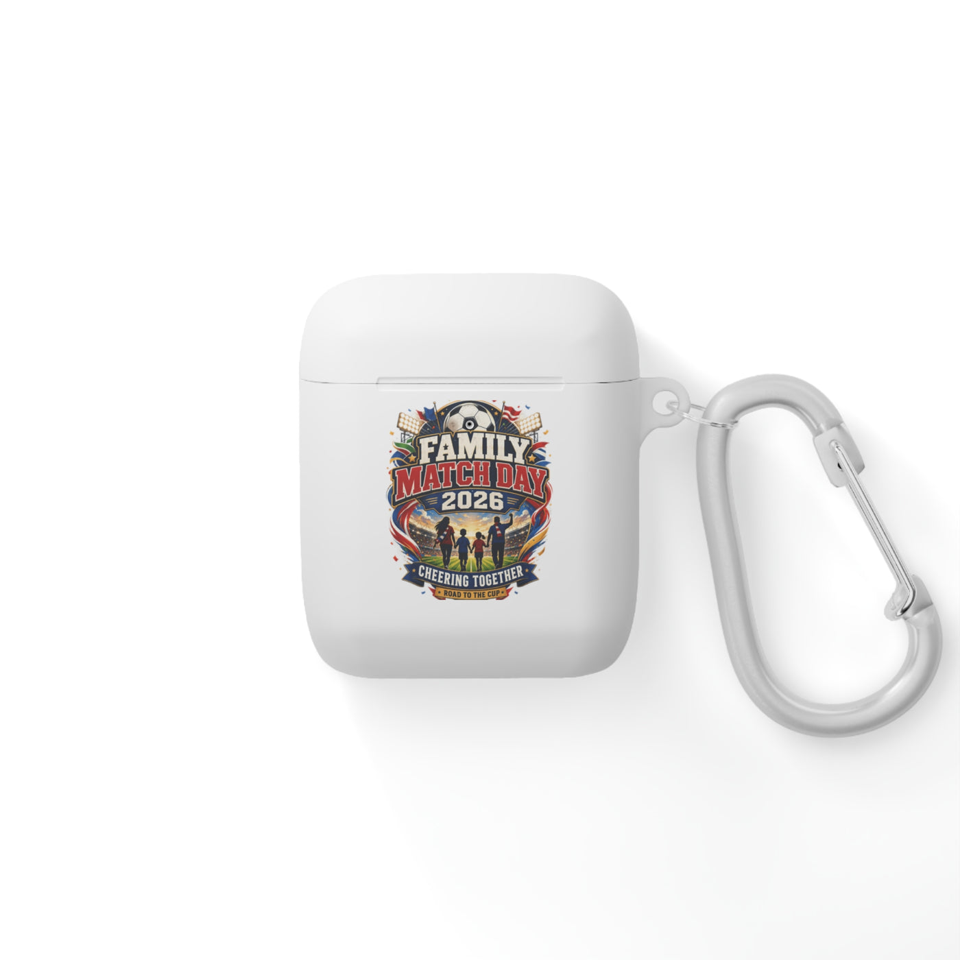 Family Match Day 2026 AirPods Case - Vintage Poster Summer Graphic