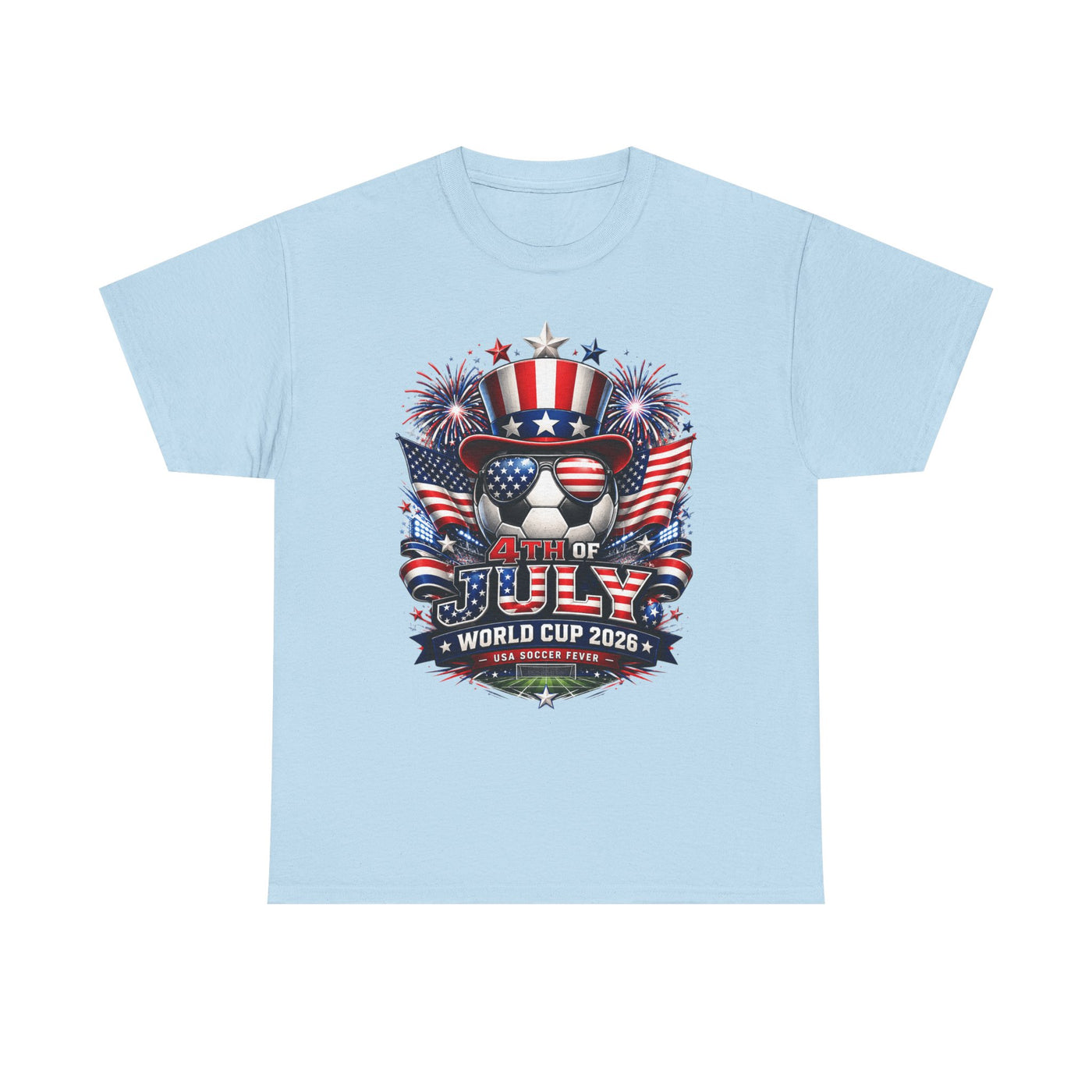 4th of July World Cup 2026 Tee - Patriotic Graphic