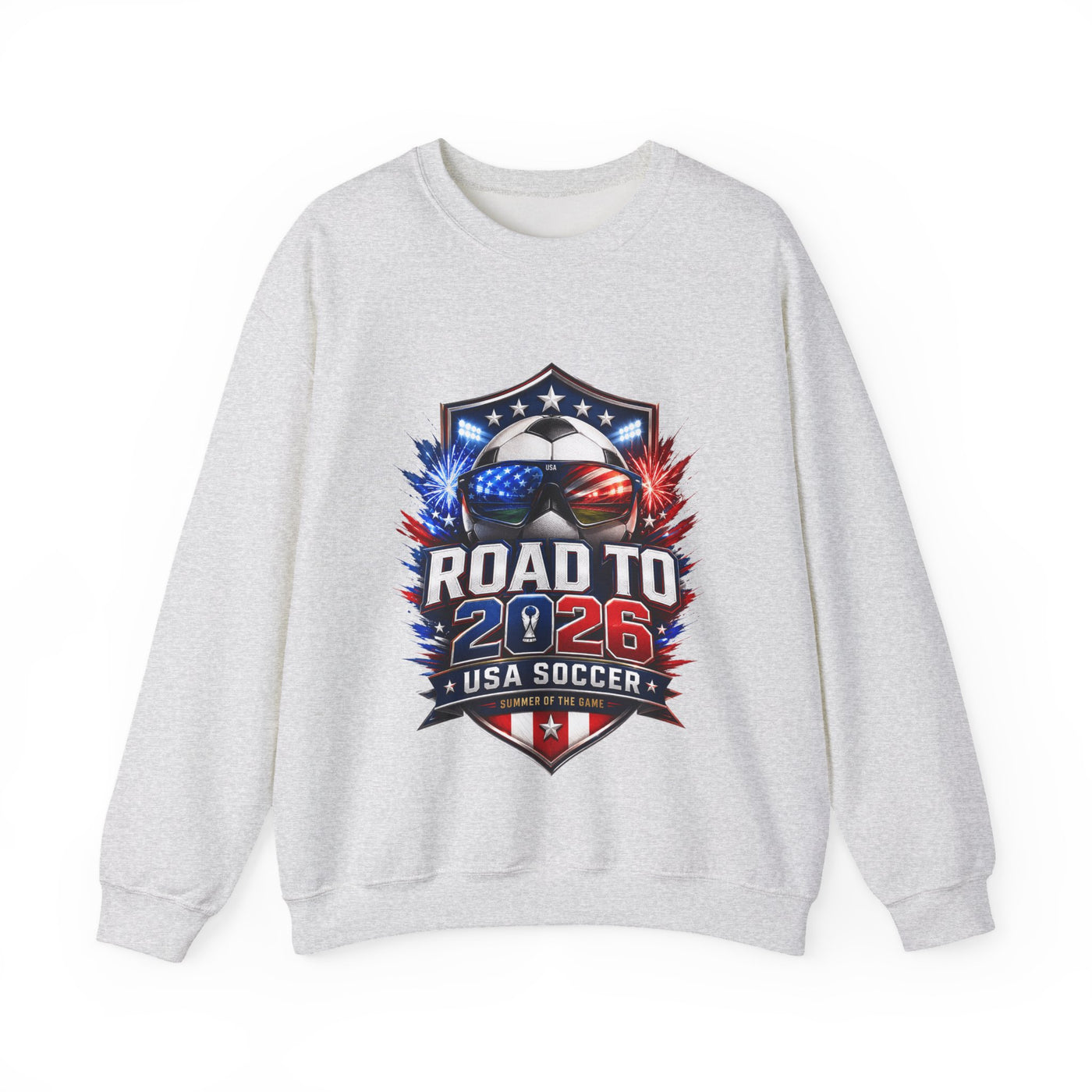 Road to 2026 Sweatshirt - USA Soccer Summer Graphic