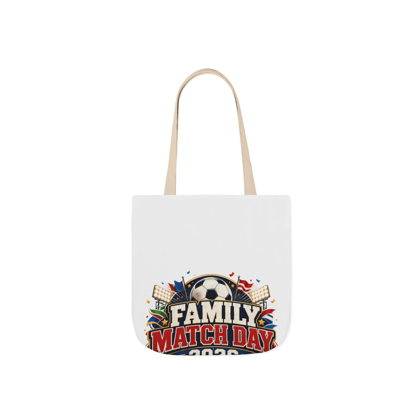 Family Match Day 2026 Tote Bag - Vintage Poster Summer Graphic