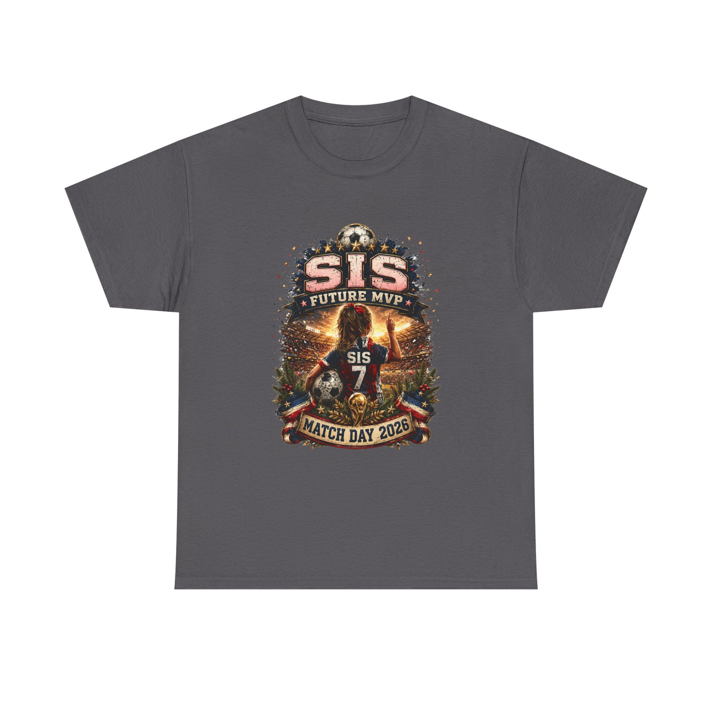 SIS Future MVP Tee - Vintage Soccer Match Day Graphic