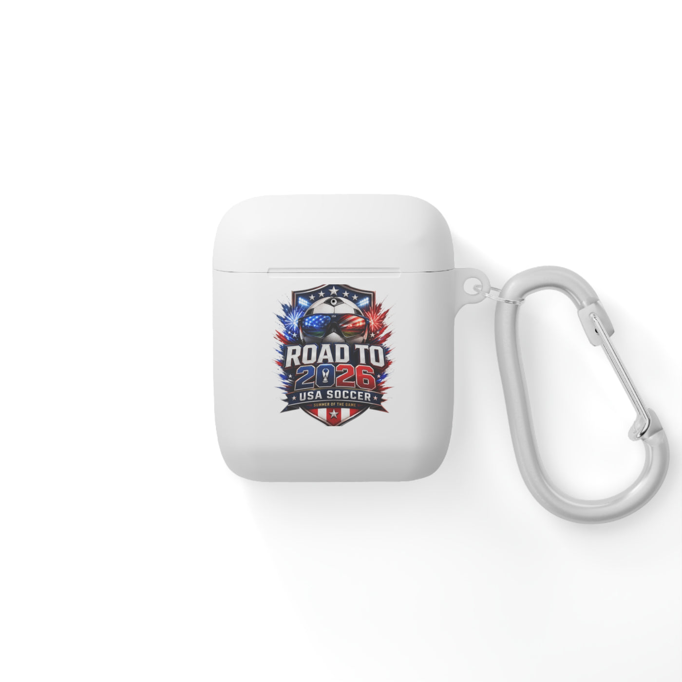 Road to 2026 AirPods Case - USA Soccer Summer Graphic