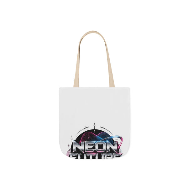 Neon Future 2026 Tote Bag - Synthwave Summer Graphic