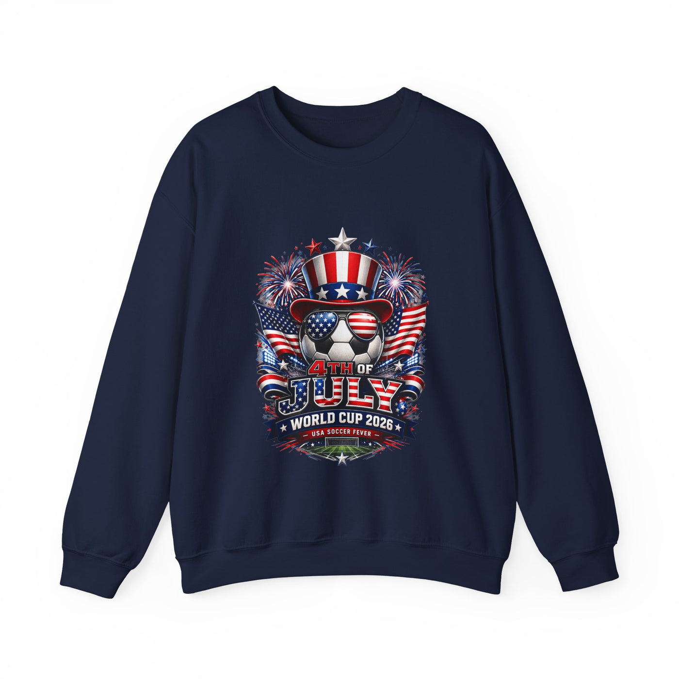 4th of July World Cup 2026 Sweatshirt - Patriotic Graphic