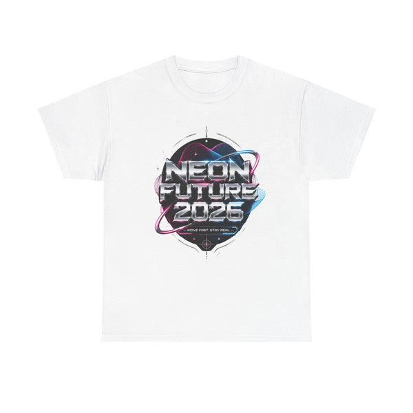 Neon Future 2026 Tee - Synthwave Summer Graphic