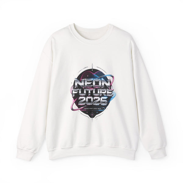 Neon Future 2026 Sweatshirt - Synthwave Summer Graphic