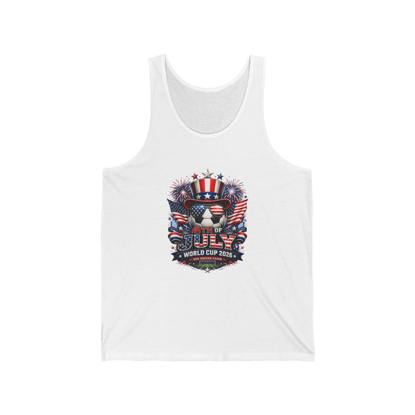 4th of July World Cup 2026 Tank Top - Patriotic Graphic