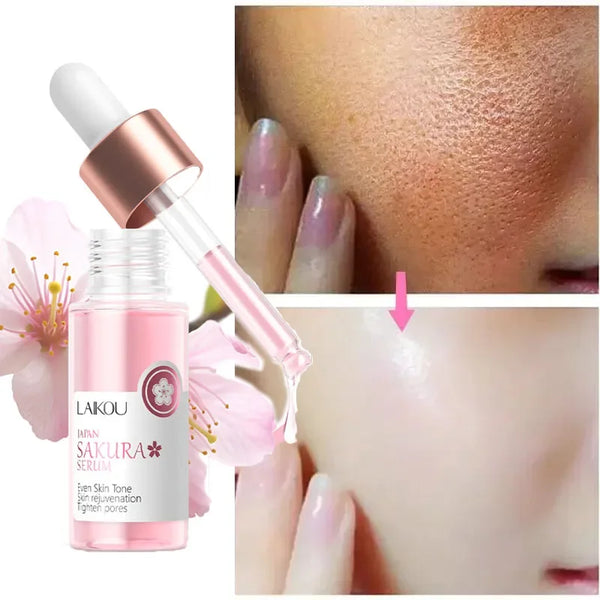 Sakura Whitening Face Serum Anti Aging Fade Fine Lines Tight