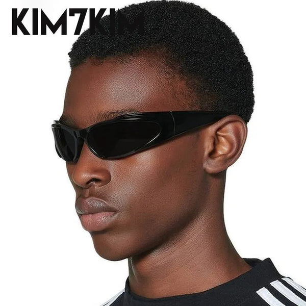 Y2K Sports Oval Sunglasses - Punk UV400
