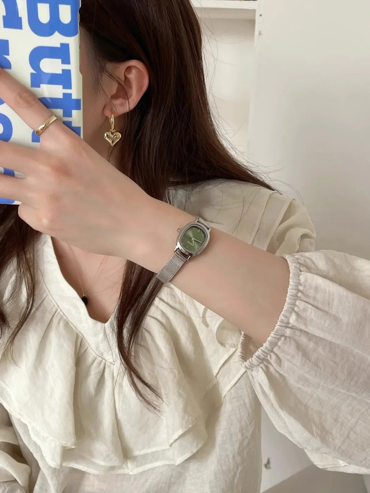 Oval watch lifestyle