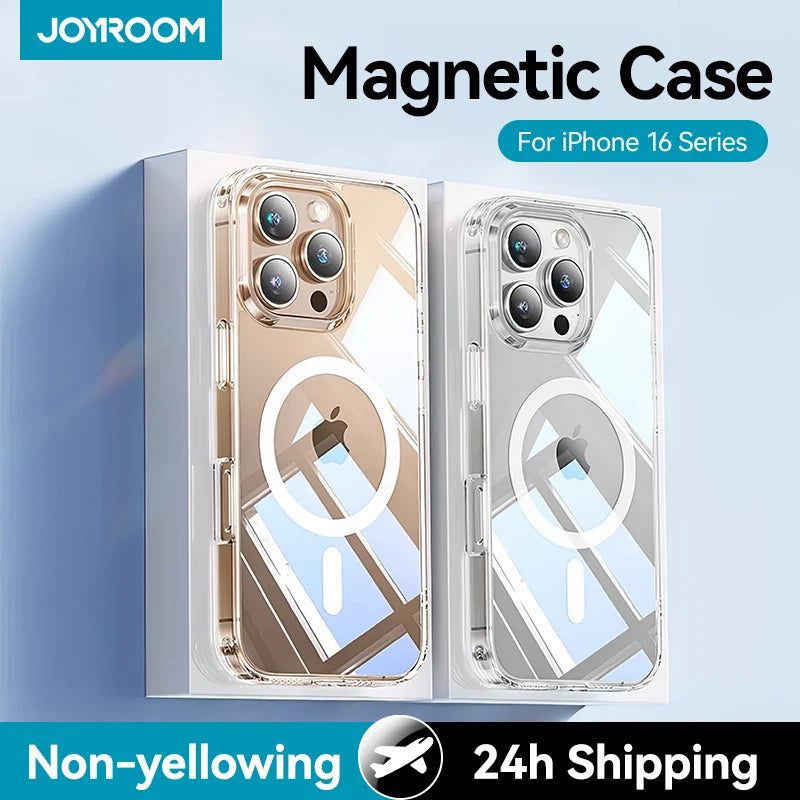Joyroom Magnetic Clear Case - iPhone 16 Pro Max