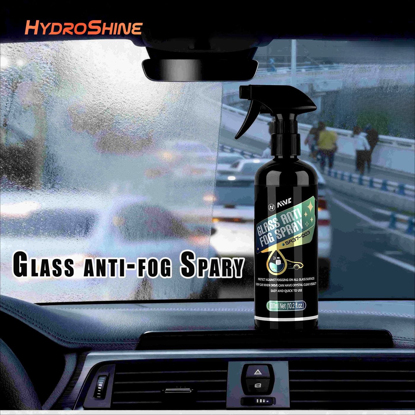 Anti-Fog Glass Cleaner Spray Agent