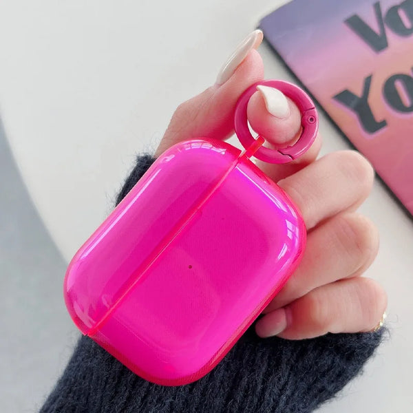 Fluorescent Candy Color Earphone Cover For AirPods Pro 3 4 2