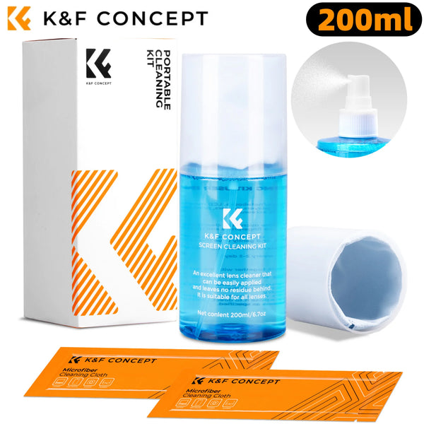 Screen & Lens Cleaner Spray Kit with 2 Microfiber Cloths