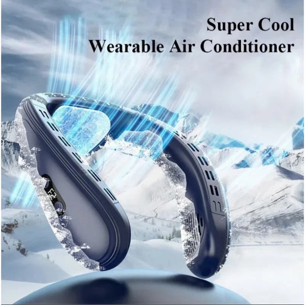 New Neck Air Conditioner Portable Neck Fan Rechargeable Semi