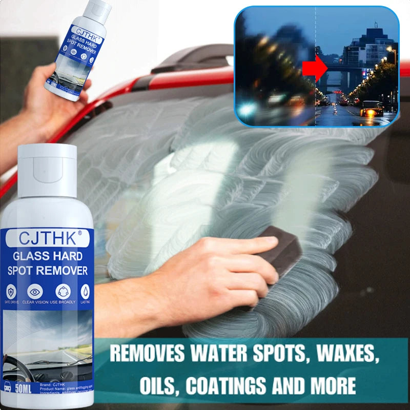Car Glass Polish Coating Kit - Windshield Oil Film Removal Water Repellent