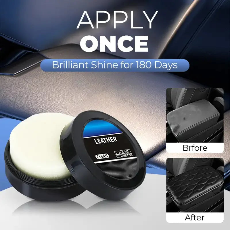 Car Leather Seat Maintenance Care Cream - Interior Polishing Stain Removal