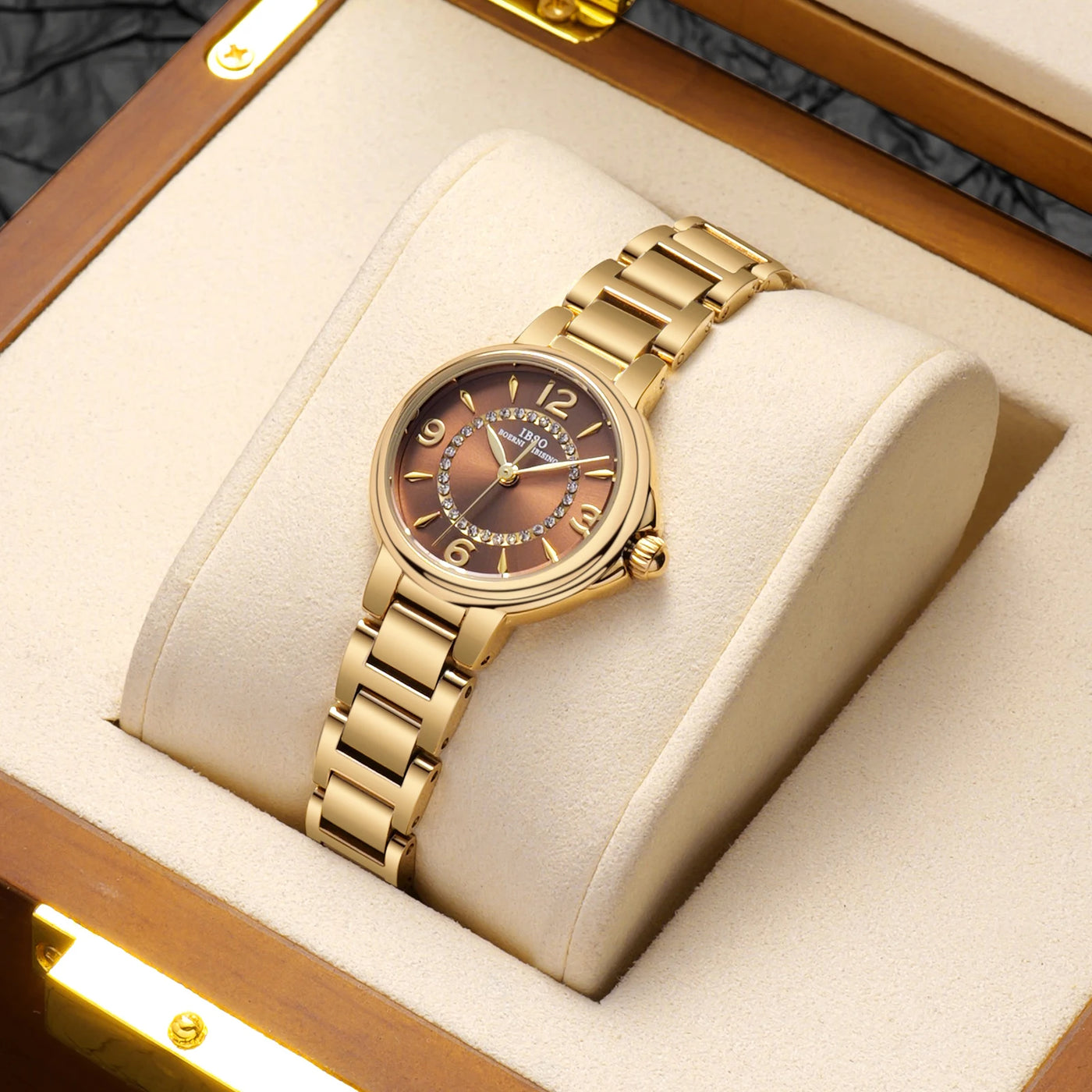 IBSO Luxury Quartz Watch - Stainless Steel