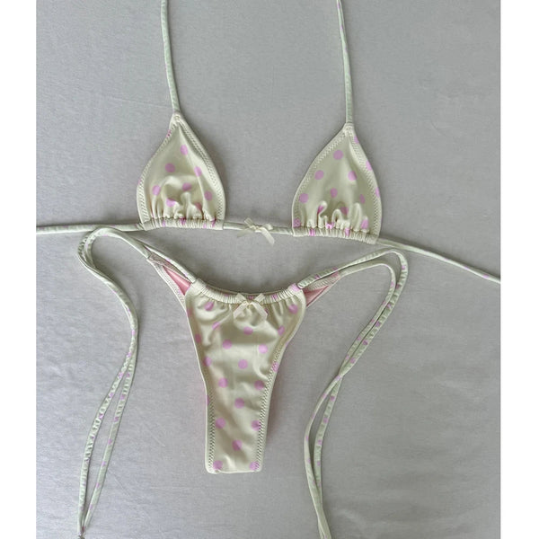 Sexy Print Micro Bikini 2026 Women Swimsuit Solid Swimwear Thong Bikinis Set Brazilian Beach Wear Bathing Suit Biquini