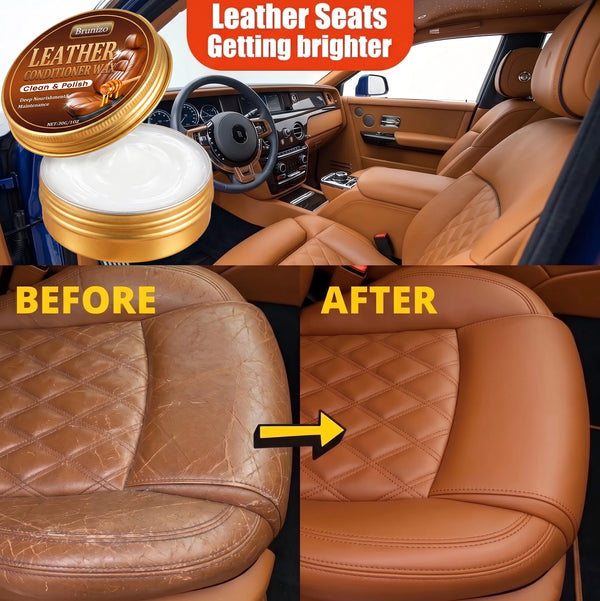 Leather Cleaning & Polish Oil for Car Seat, Sofa, Bag