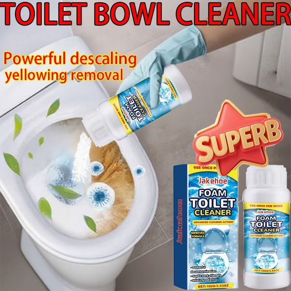 Foam Toilet Cleaner, Deep Cleaning & Odor Removal