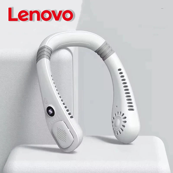 Lenovo Neck Bladeless Fan Mini Ultra Long Life Portable Lazy