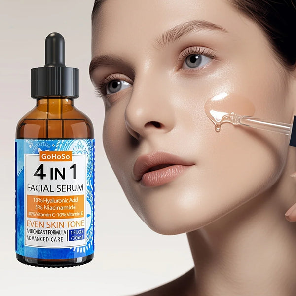 ENVISHA 4 In 1 Face Serum Hyaluronic Acid Niacinamide Vitami