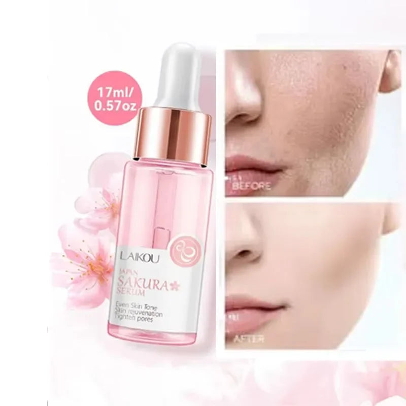 Sakura Whitening Face Serum Anti Aging Fade Fine Lines Tight