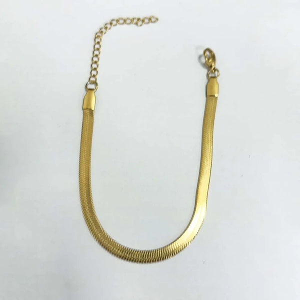 Elegant Stainless Steel Bangle Bracelet - Women