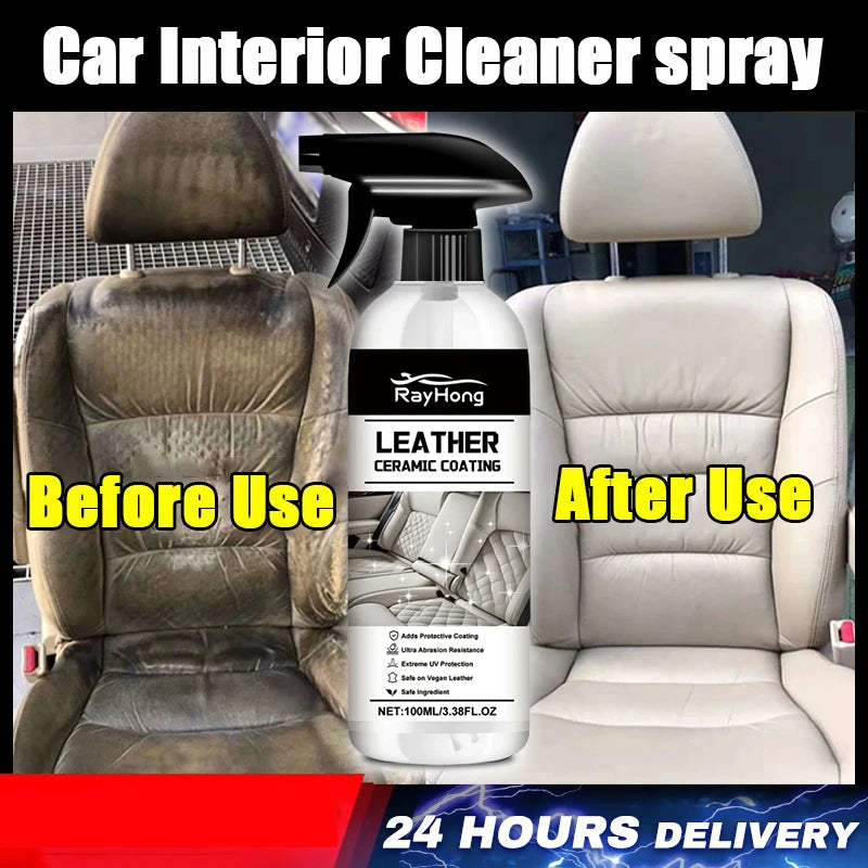 Multi-Purpose Car Interior Leather & Fabric Cleaner Spray