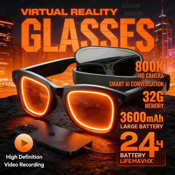 2026 Ultra AI Smart Glasses 1200P Camera ChatGPT Voice Assis