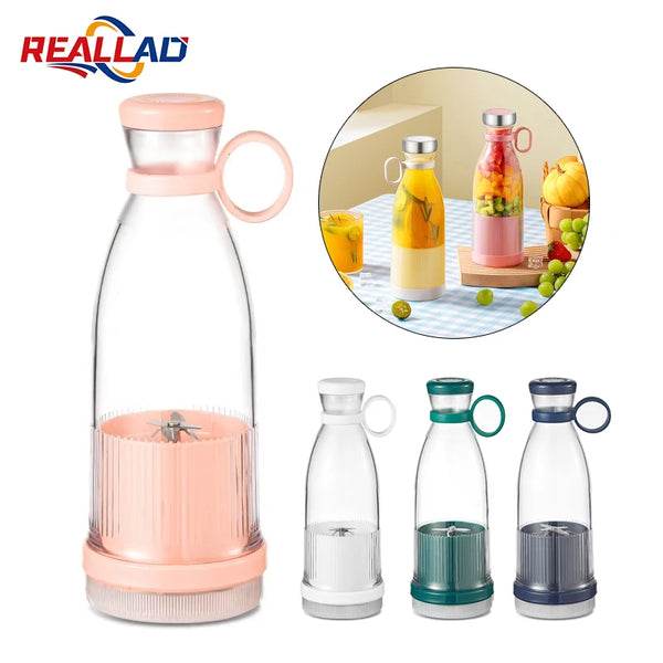 Electric Juicer Cup 6 Blades Blender Milkshake Machine USB P