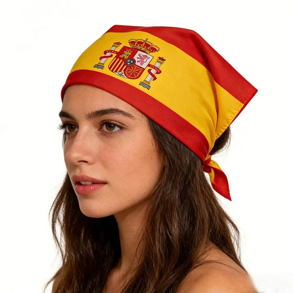 National Flag Bandana Headband - Multi-Use Soccer Fan Headwrap