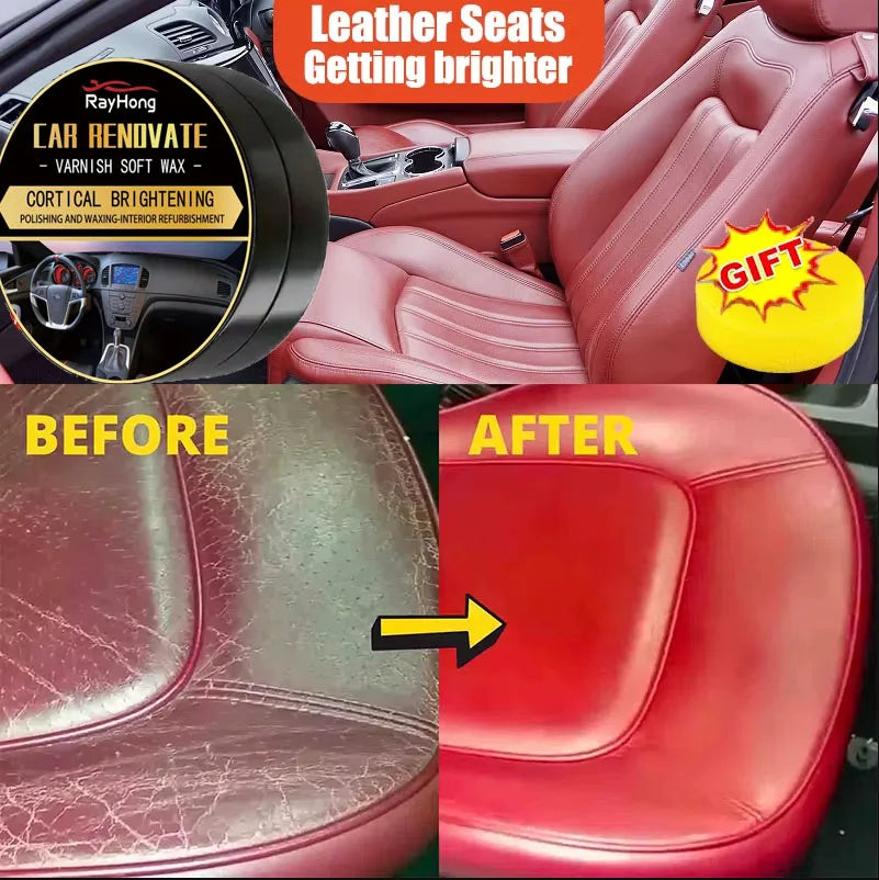 Leather Care & Cleaning Cream for Car Interior Seats