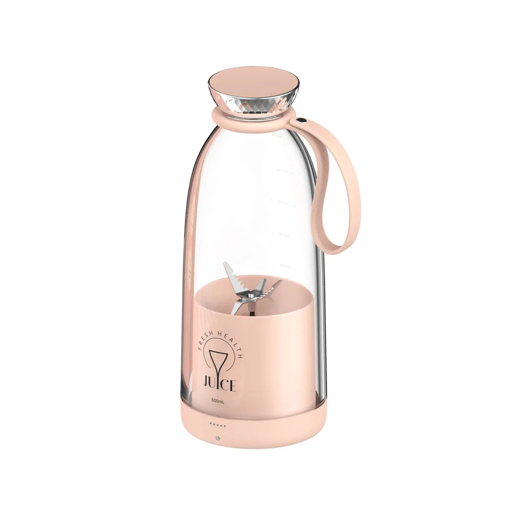 500ml Portable 2400mAh Wireless Fruit Mixers USB juicer Fres