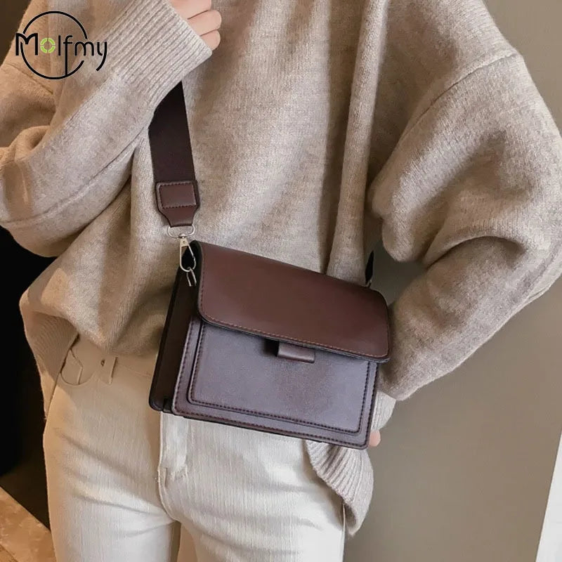 Designer PU Leather Crossbody Handbag